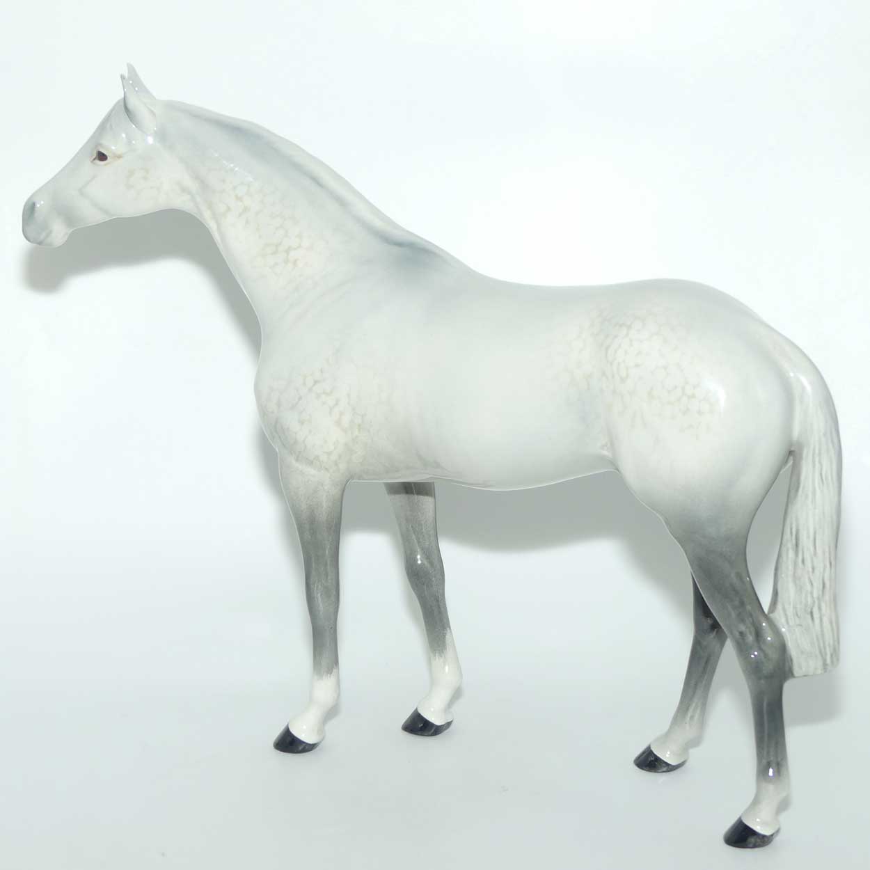 #1564 Beswick Large Racehorse | Grey