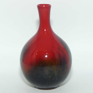 Royal Doulton Flambe Veined #1606 miniature vase