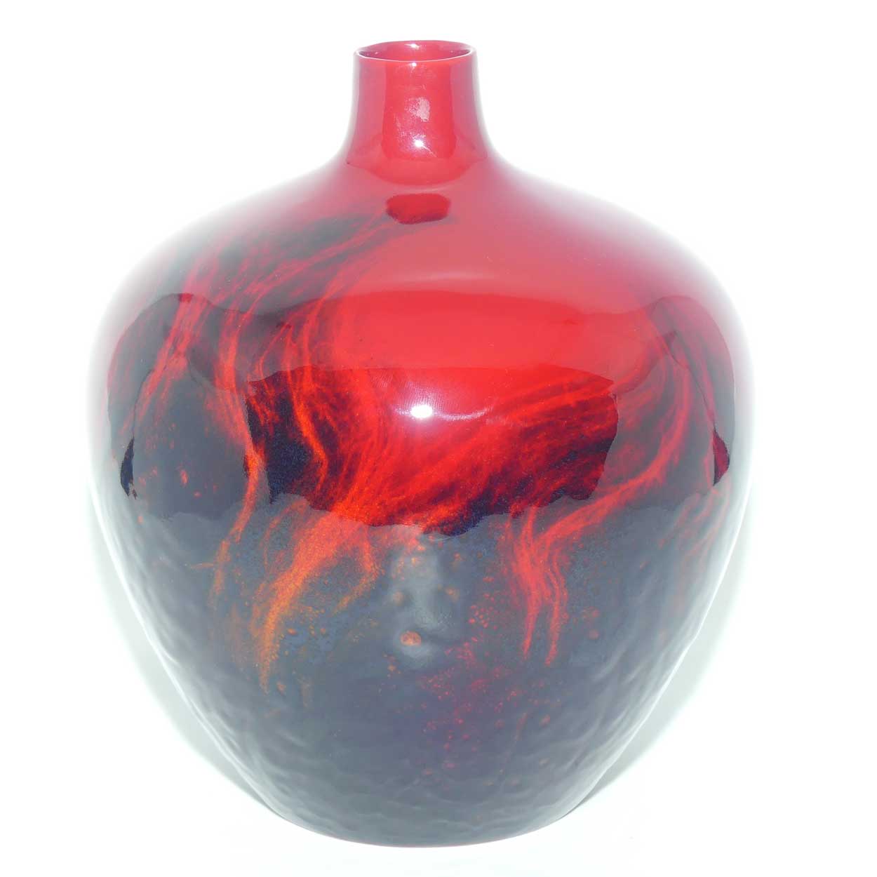 花瓶・フラワースタンド   FLAMBE VEINED 1616 Royal Doulton Flambe Veined 1616 vase | Royal Doulton Specialist