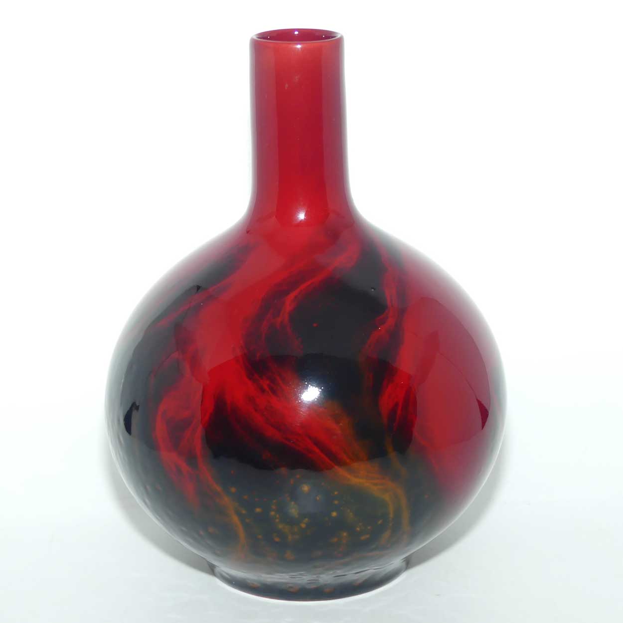 Royal Doulton Flambe Veined 1618 vase #1