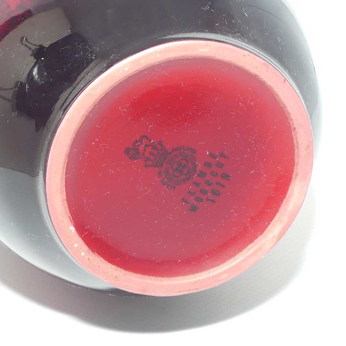 Royal Doulton Flambe Woodcut Highland Deer tall vase | Shape 1619 | #3