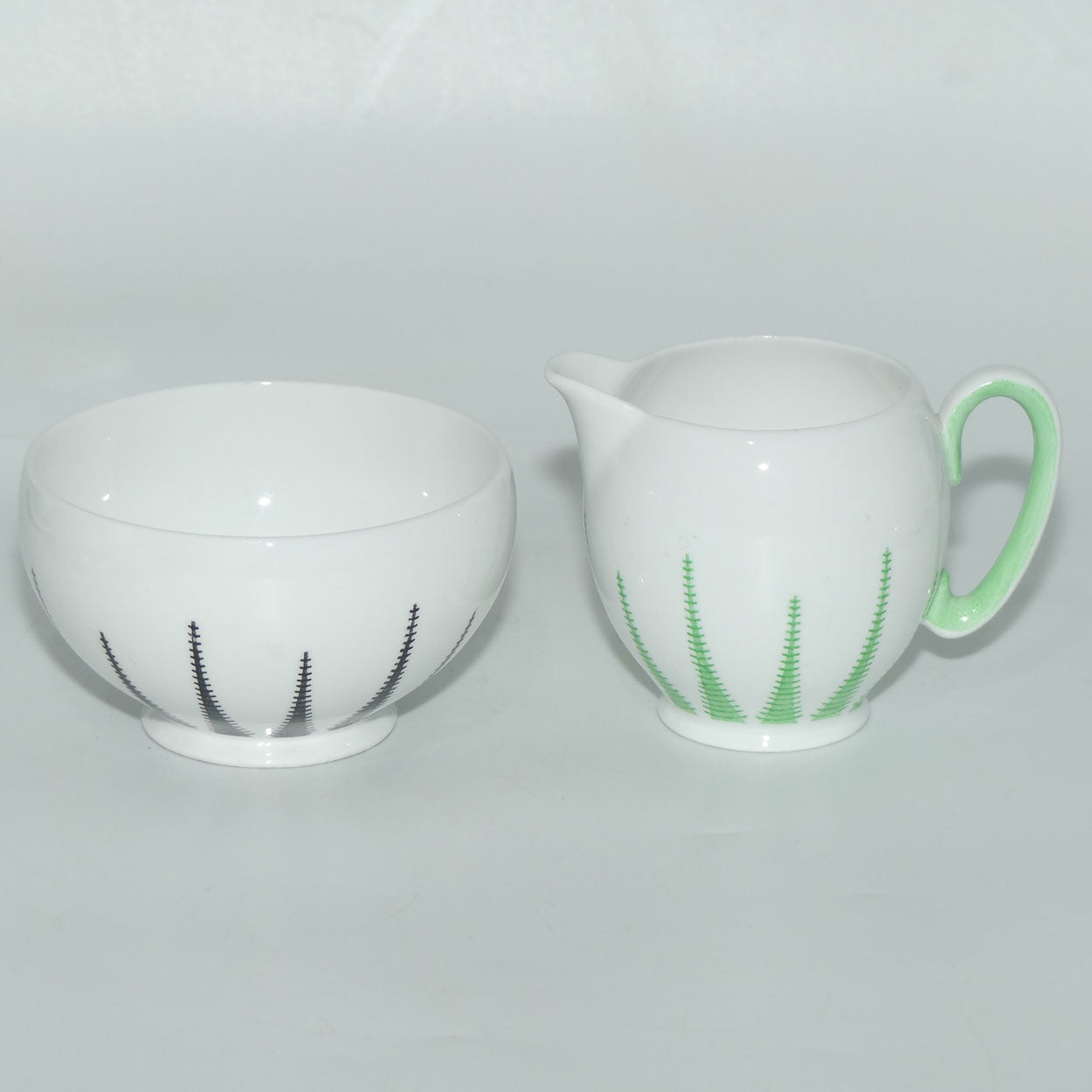 Pure 1950's design Royal Stafford Merlin Ware Harlequin coffee set