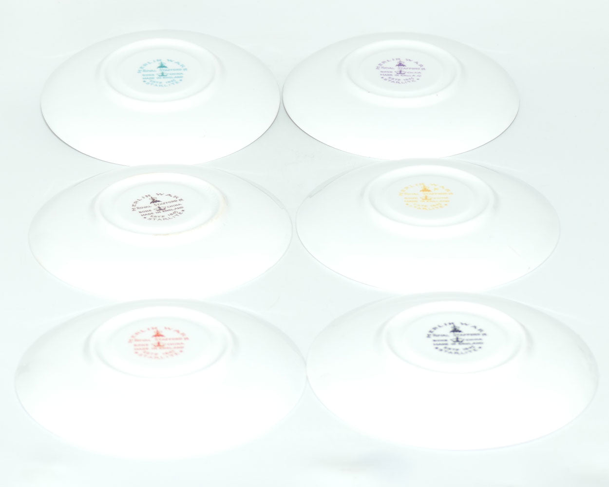 Pure 1950's design Royal Stafford Merlin Ware Harlequin coffee set