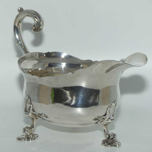 Georgian | Geo II | Sterling Silver Sauce boat | London 1744 | Francis Crump