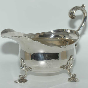 Georgian | Geo II | Sterling Silver Sauce boat | London 1744 | Francis Crump