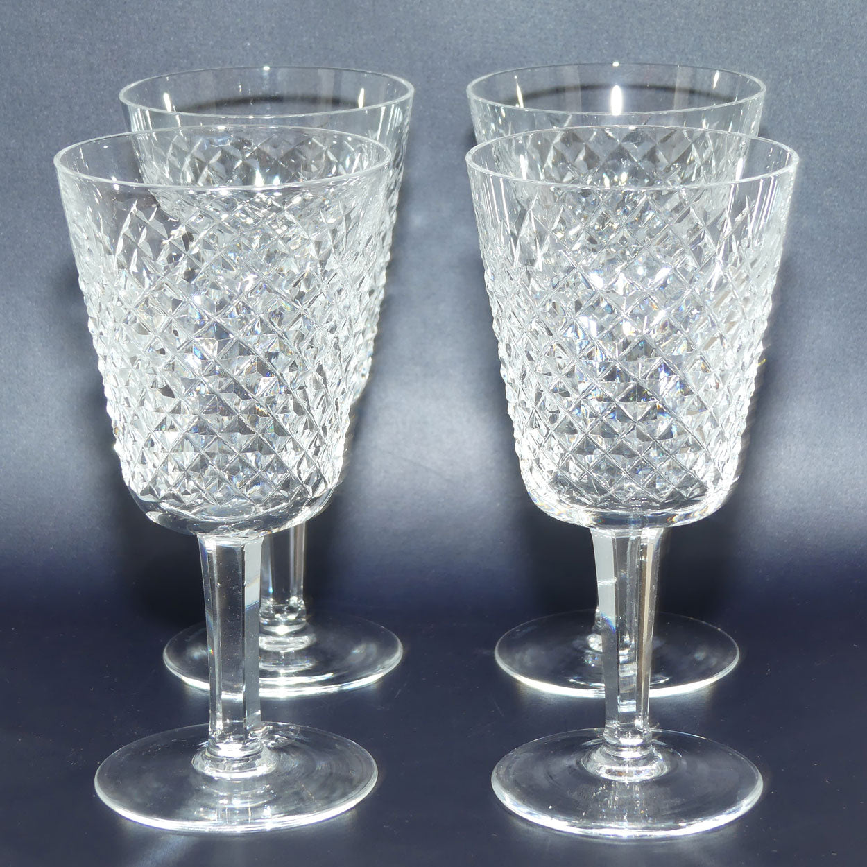 Waterford Crystal Alana pattern set of 4 Wine Glasses | 175ml