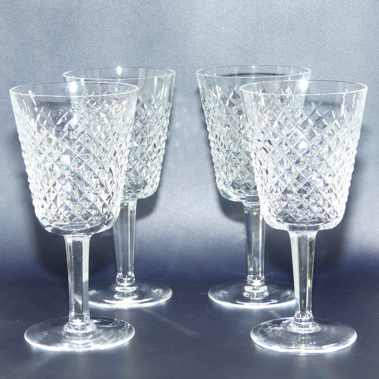 Waterford Crystal Alana pattern set of 4 Wine Glasses | 175ml
