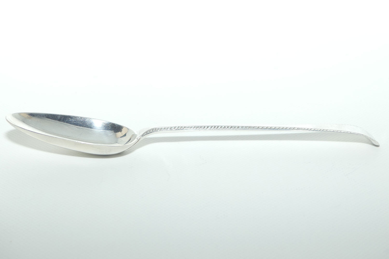 Georgian Sterling Silver Spoon | Old English pattern with Bright Cut edge | London 1763