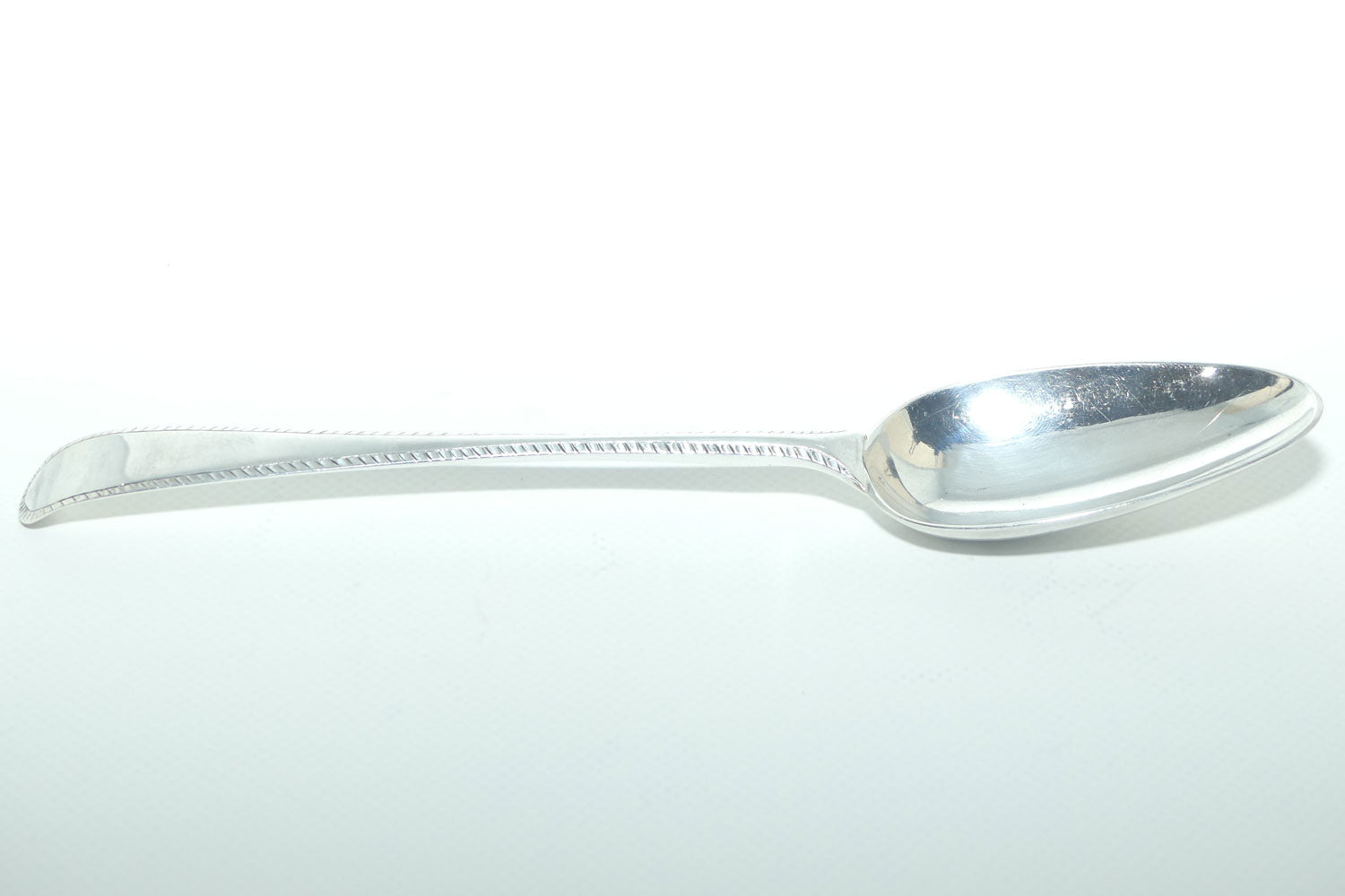 Georgian Sterling Silver Spoon | Old English pattern with Bright Cut edge | London 1763