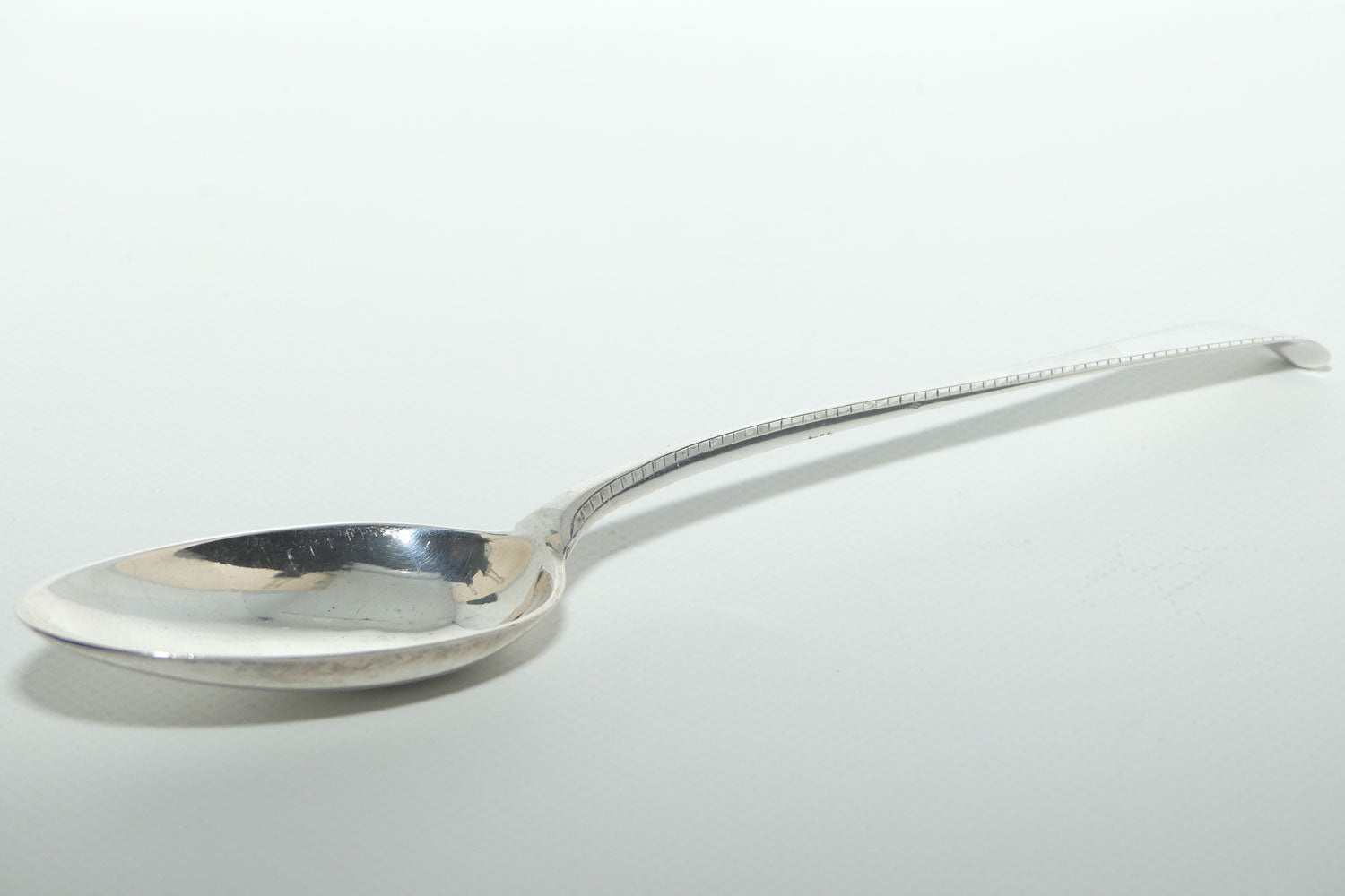 Georgian Sterling Silver Spoon | Old English pattern with Bright Cut edge | London 1764