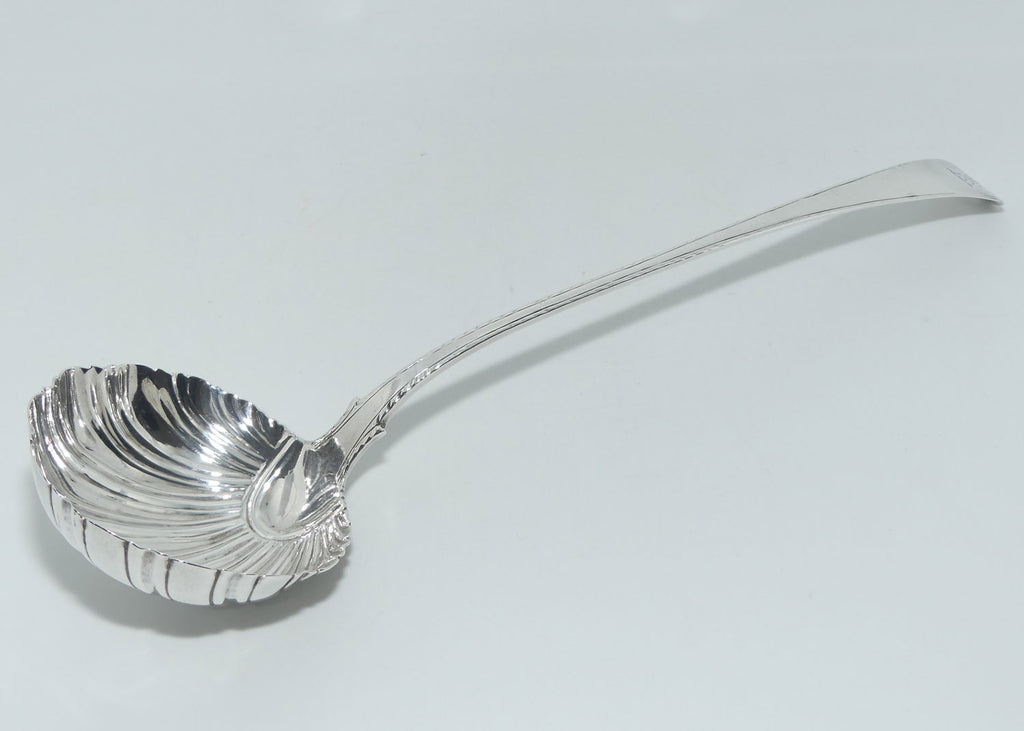 Georgian | Geo III | Sterling Silver Shell Bowl Soup Ladle | London 1767 | Maker RR