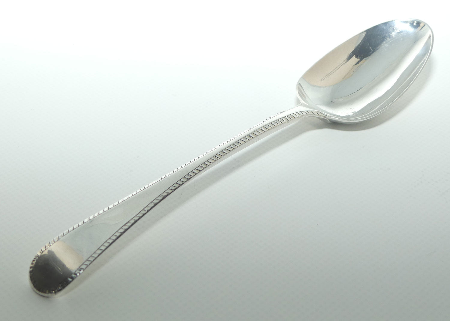 Georgian Sterling Silver Spoon | Old English pattern with Bright Cut edge | London 1778