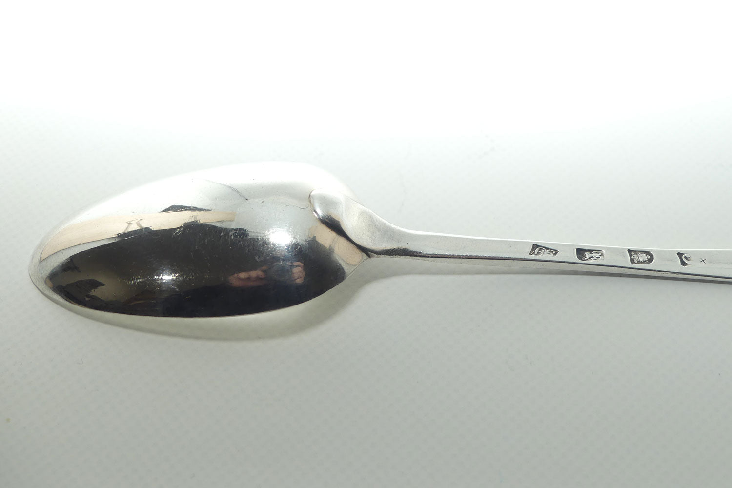 Georgian Sterling Silver Spoon | Old English pattern with Bright Cut edge | London 1778