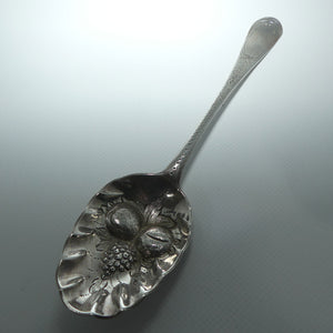 Georgian Sterling Silver Berry Spoon | London 1791 | Smith and Fearn