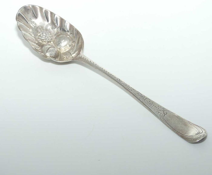 Georgian Sterling Silver Berry Spoon | London 1791 | Smith and Fearn