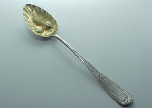 Georgian Sterling Silver Berry Spoon | Gilt Bowl | London 1806 | William Eaton