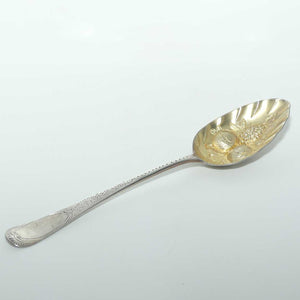 Georgian Sterling Silver Berry Spoon | Gilt Bowl | London 1806 | William Eaton