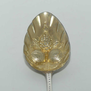 Georgian Sterling Silver Berry Spoon | Gilt Bowl | London 1806 | William Eaton