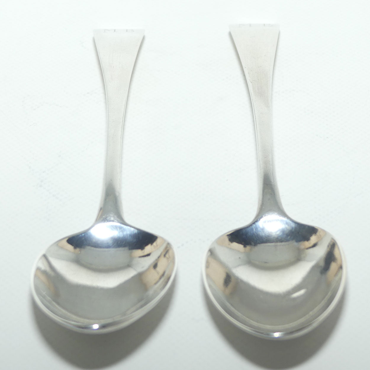 Georgian Sterling Silver pair of Spoons | Old English pattern | London 1810 | 147g the pair