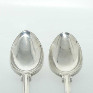 Georgian | Geo III | Sterling Silver pair of Kings Hourglass basting spoons | London 1814 | Paul Storr