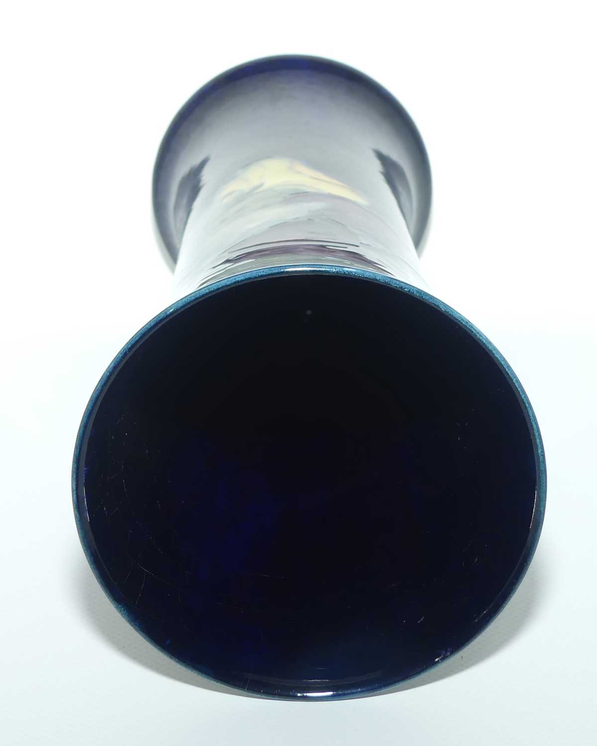 William Moorcroft Pansy trumpet vase | Light Colour top | Shape 181