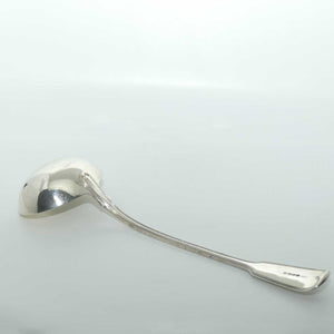 Georgian | Geo IV | Sterling Silver Fiddle Thread Soup Ladle | London 1828 | William Chawner