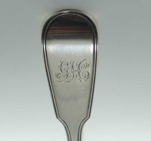 Georgian | Geo IV | Sterling Silver Fiddle Thread Soup Ladle | London 1828 | William Chawner