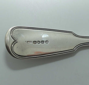 Georgian | Geo IV | Sterling Silver Fiddle Thread Soup Ladle | London 1828 | William Chawner