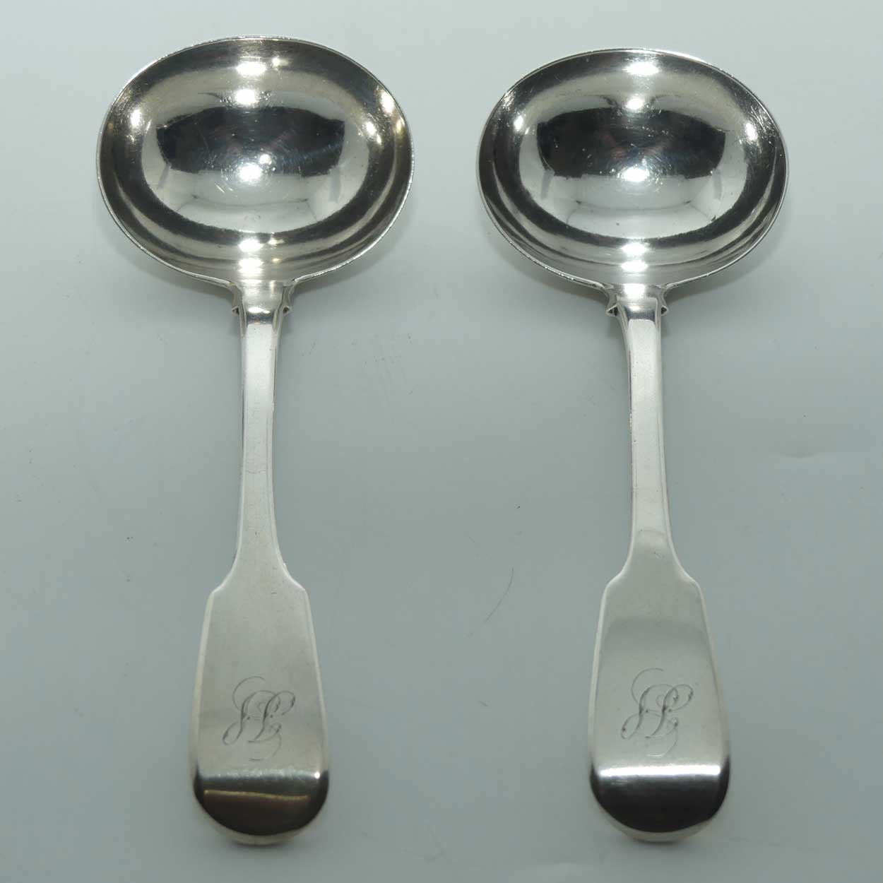 Georgian Sterling Silver pair of sauce ladles | London 1830 | Robert Hennell