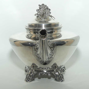 Victorian Sterling Silver tea pot | London 1839 | Reily and Storer