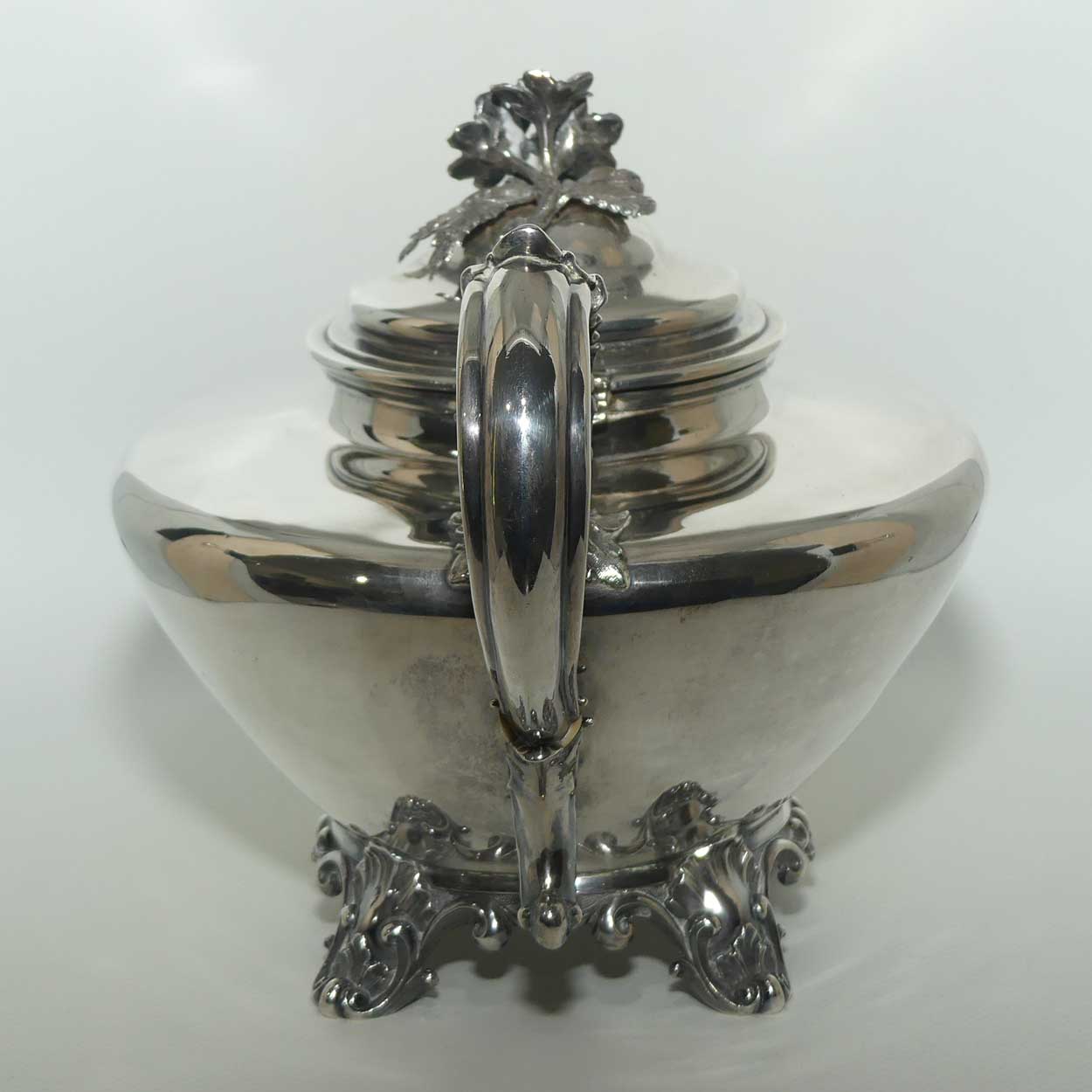 Victorian Sterling Silver tea pot | London 1839 | Reily and Storer