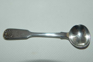 Victorian | Sterling Silver Fiddle and Shell mustard spoon | London 1841