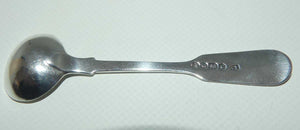 Victorian | Sterling Silver Fiddle and Shell mustard spoon | London 1841