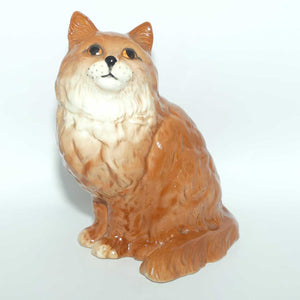 #1867 Beswick Persian Cat | Seated | Ginger | Looking Up