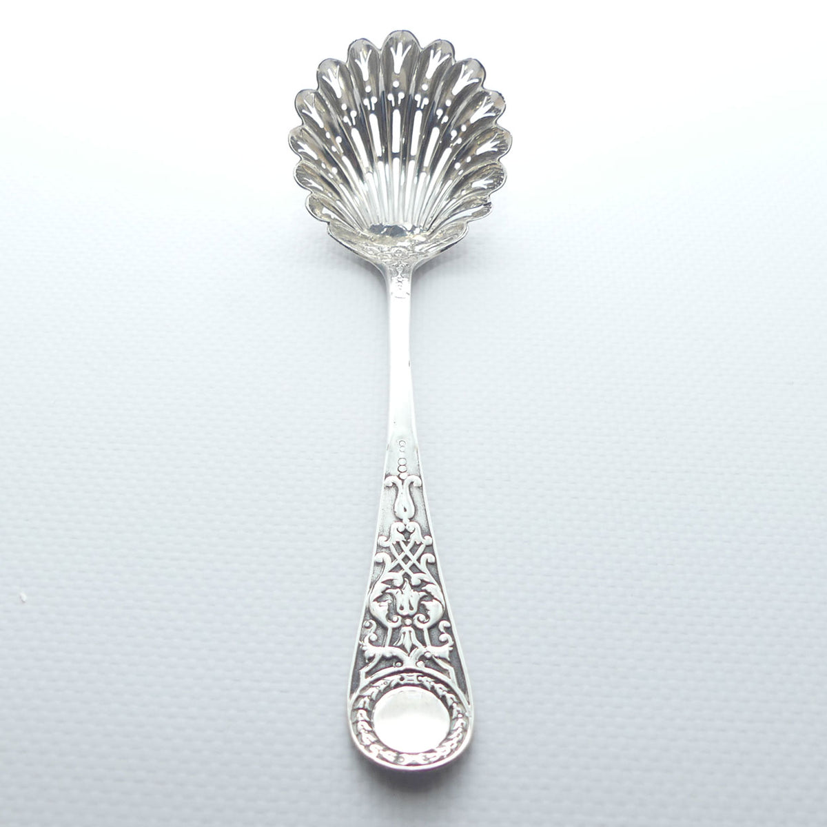 Victorian era Sterling Silver sugar sifter spoon | Sheffield 1875 | 32g