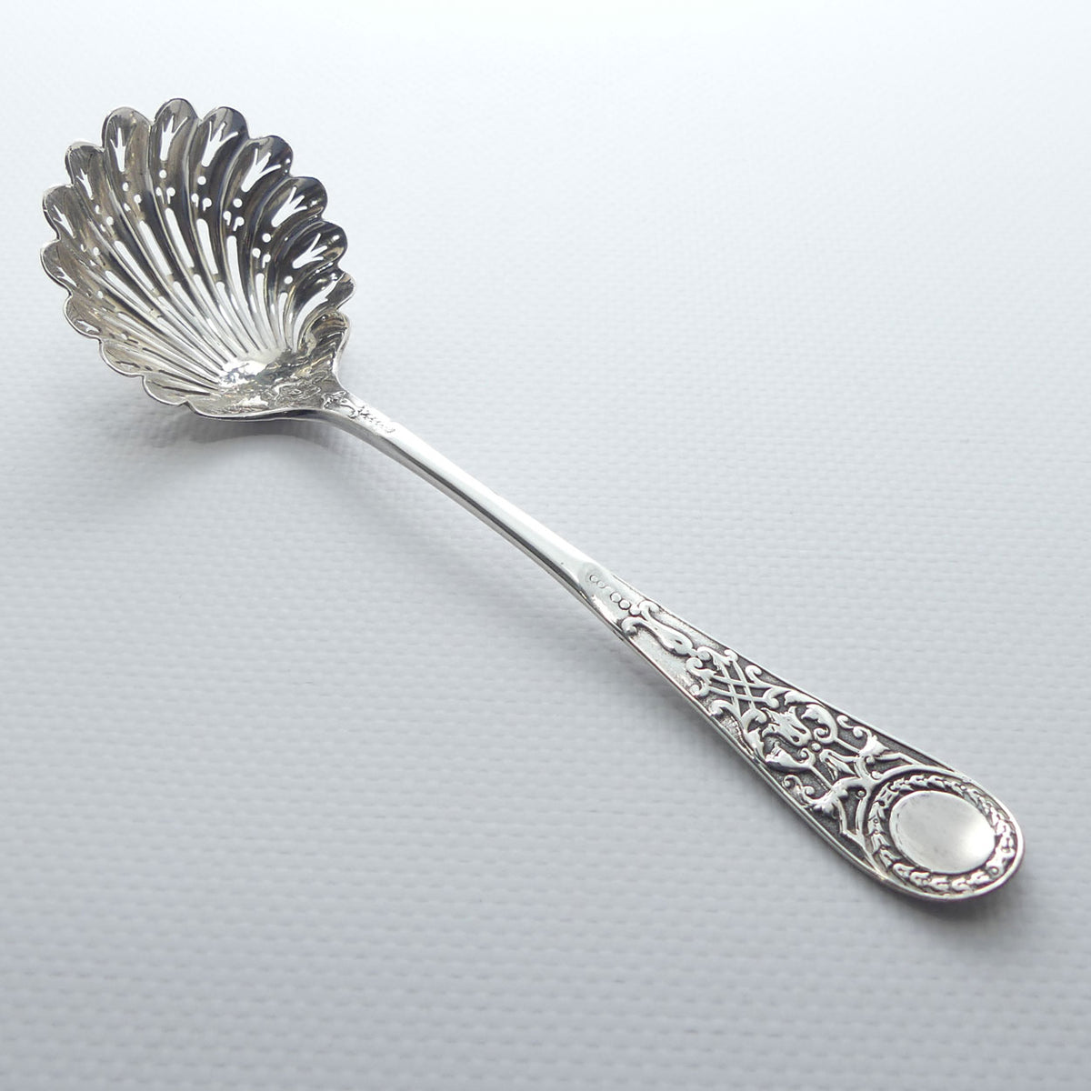 Victorian era Sterling Silver sugar sifter spoon | Sheffield 1875 | 32g
