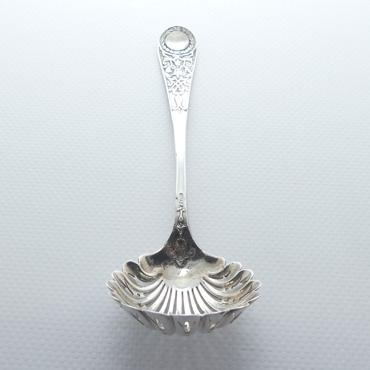 Victorian era Sterling Silver sugar sifter spoon | Sheffield 1875 | 32g