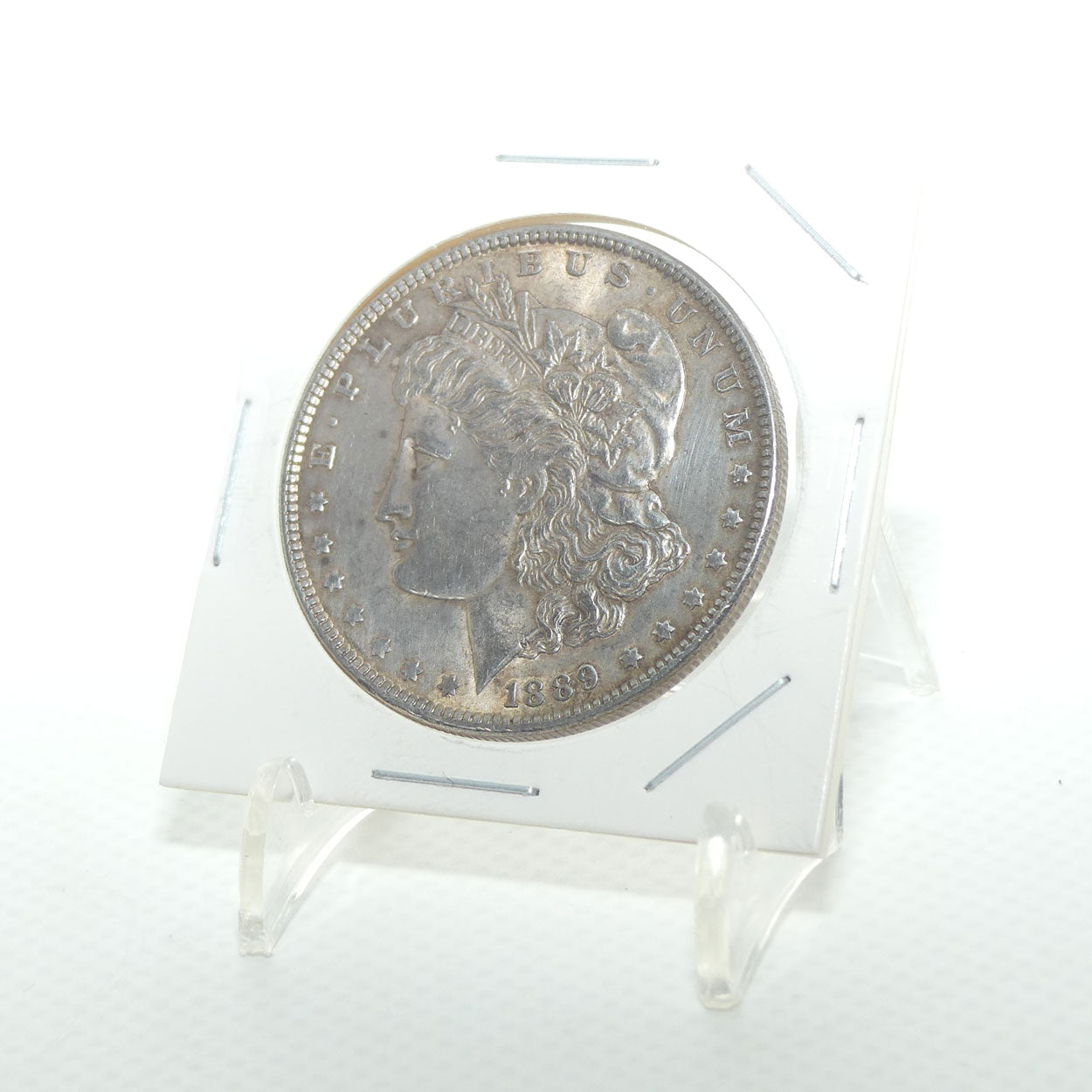 1889 US Morgan Silver Dollar | almost Extremely Fine