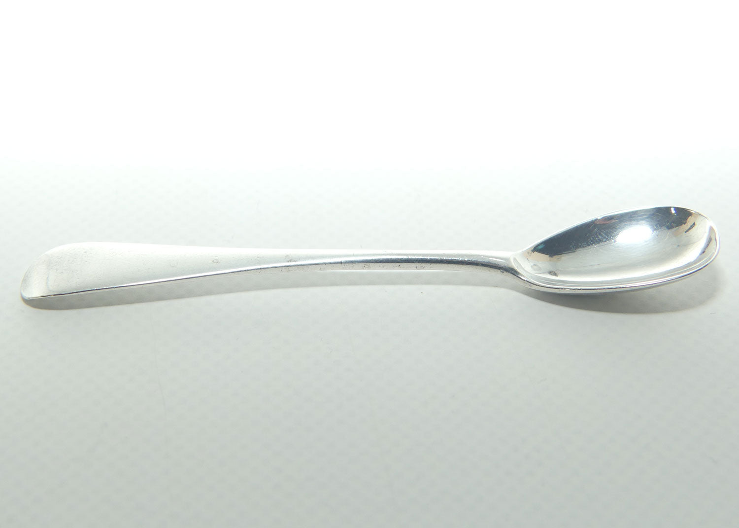 Victorian era Sterling Silver mustard spoon | London 1892 | 11.1grams