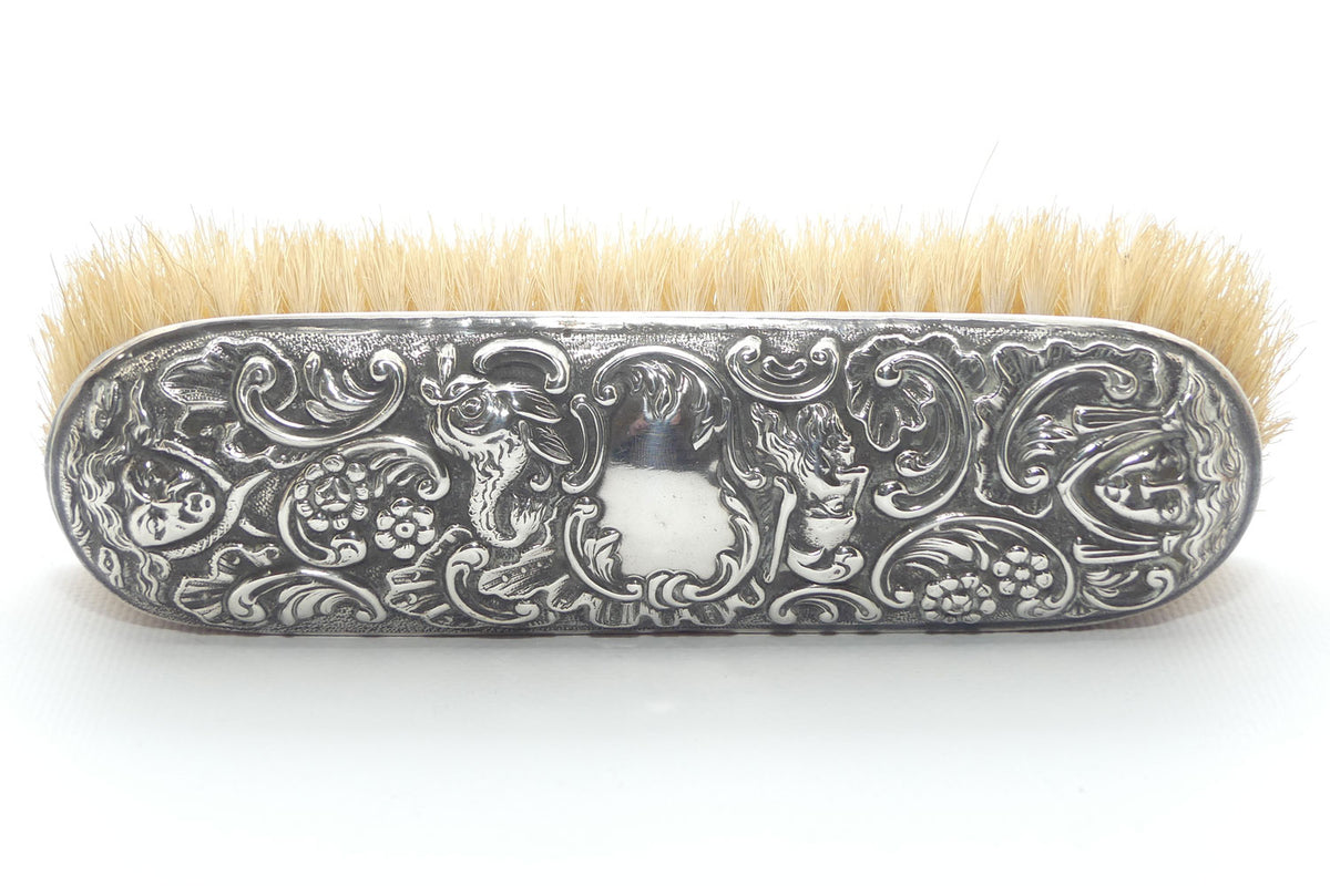late Victorian era Sterling Silver clothes brush | London 1899 | William Comyns & Sons | Hardy Brothers