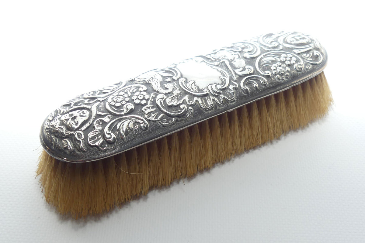 late Victorian era Sterling Silver clothes brush | London 1899 | William Comyns & Sons | Hardy Brothers