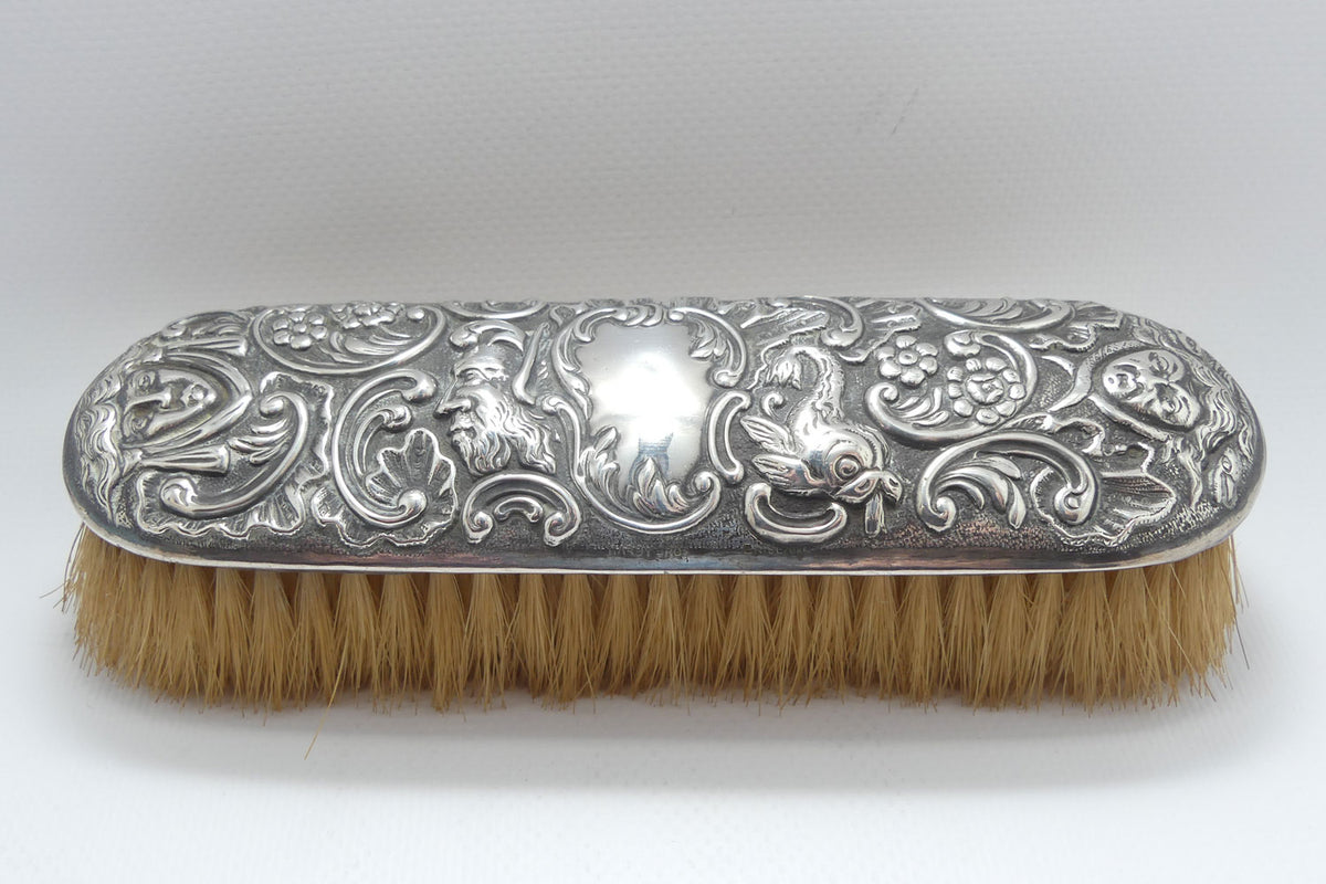 late Victorian era Sterling Silver clothes brush | London 1899 | William Comyns & Sons | Hardy Brothers