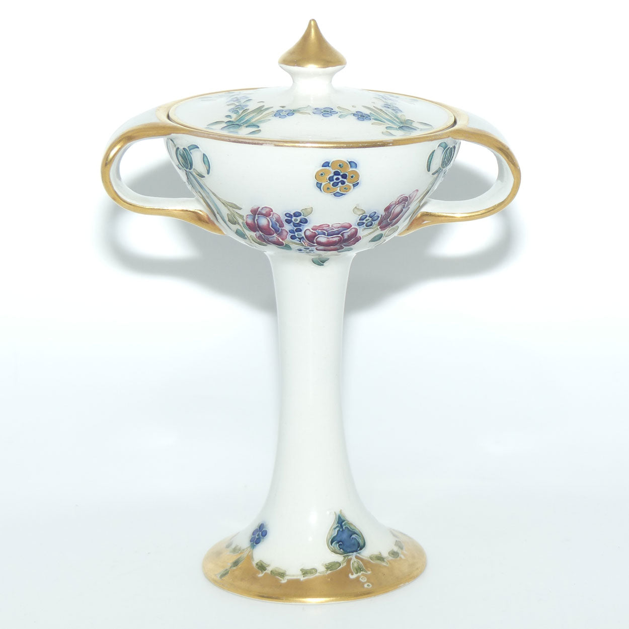 James MacIntyre & Co William Moorcroft 18th Century pattern lidded lolly jar