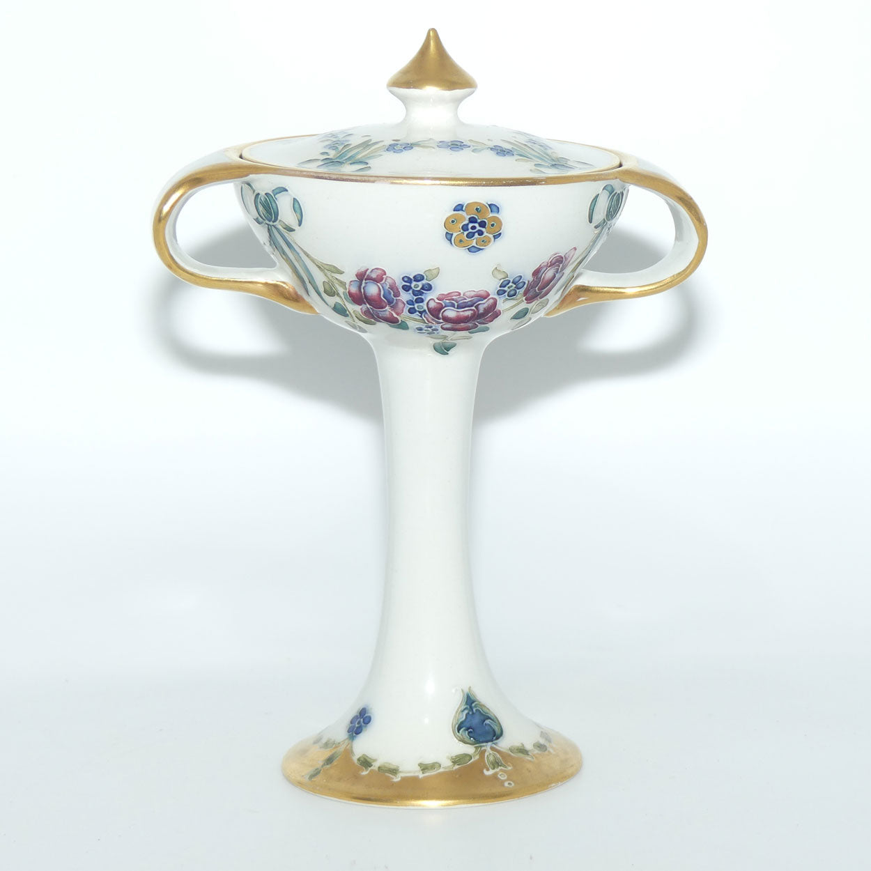 James MacIntyre & Co William Moorcroft 18th Century pattern lidded lolly jar