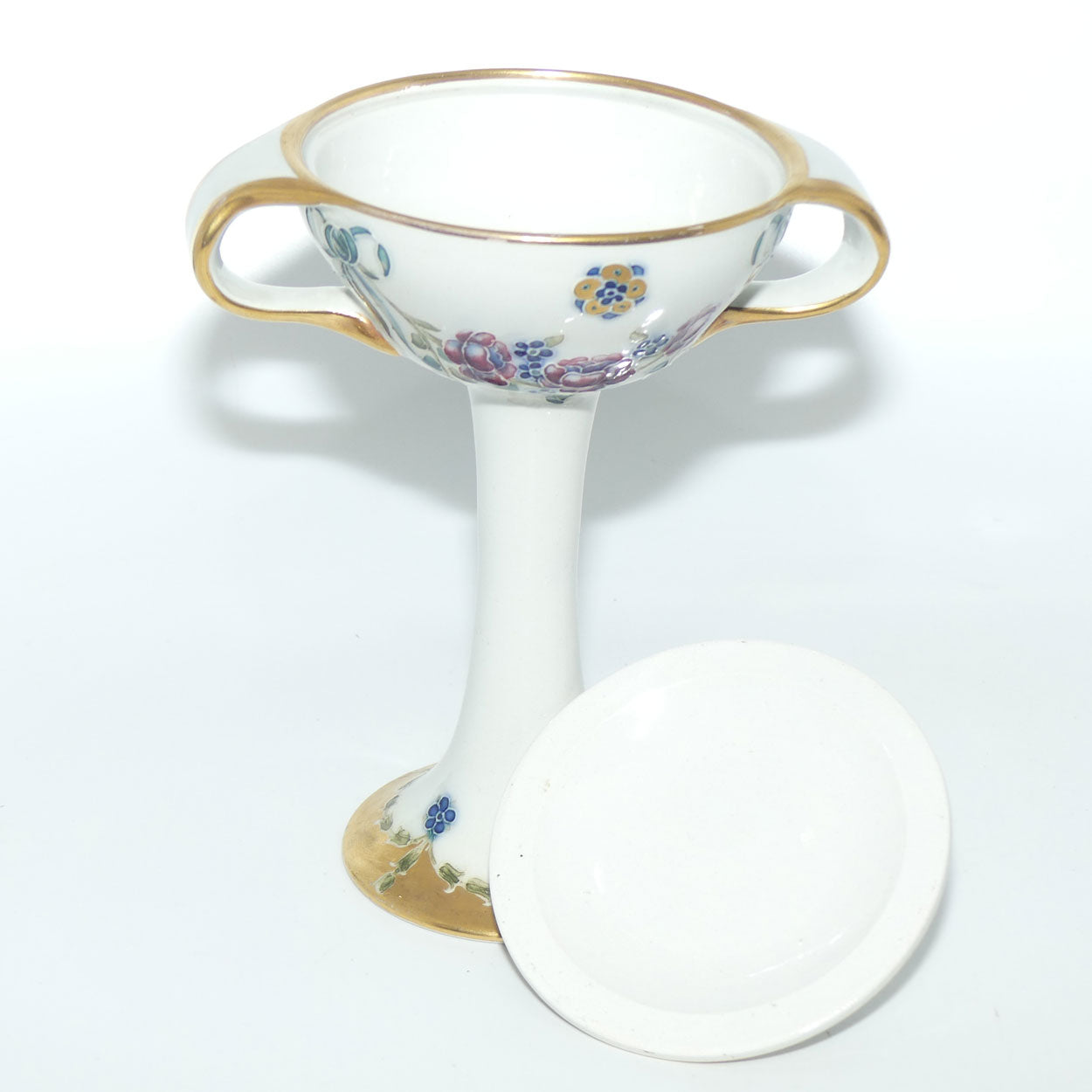 James MacIntyre & Co William Moorcroft 18th Century pattern lidded lolly jar