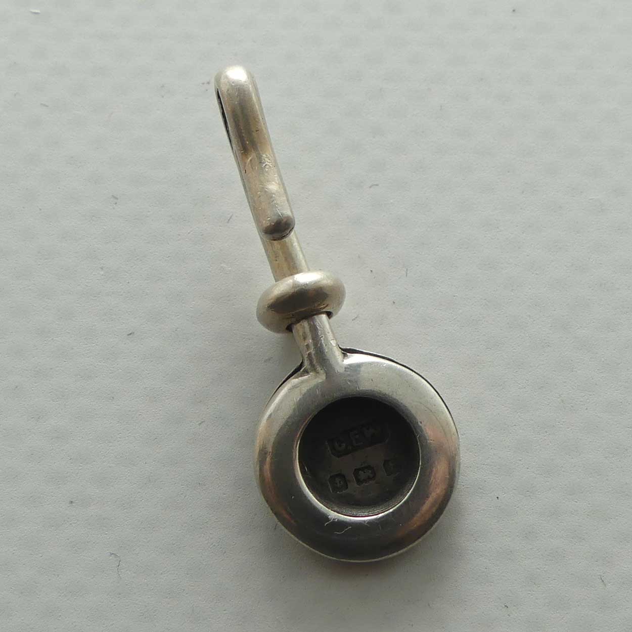 Edwardian era Sterling Silver Gentleman's napkin clip | Birmingham 1905