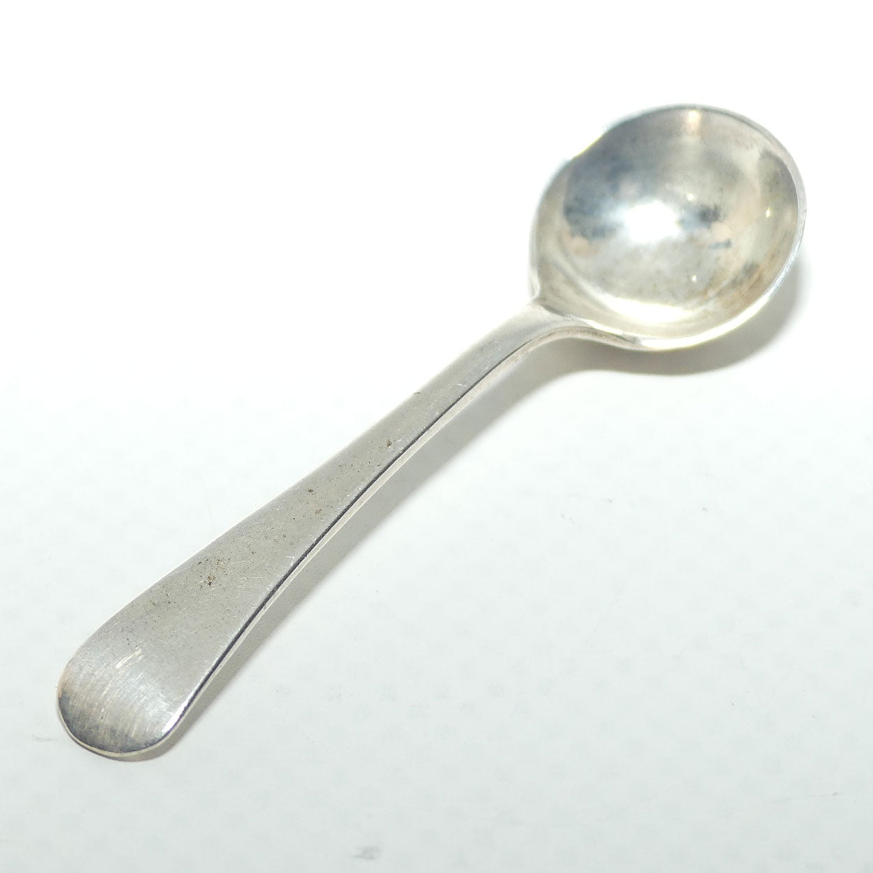 Sterling Silver miniature mustard or salt spoon | Birmingham 1901 | 3.5 grams
