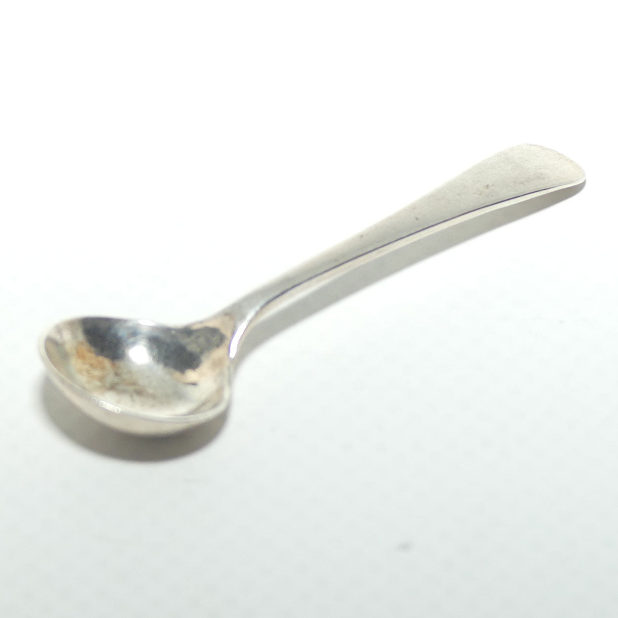 Sterling Silver miniature mustard or salt spoon | Birmingham 1901 | 3.5 grams
