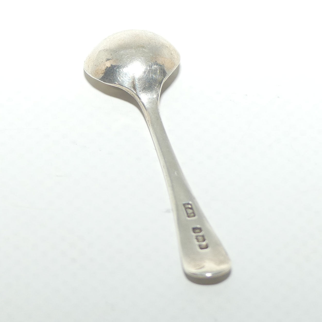 Sterling Silver miniature mustard or salt spoon | Birmingham 1901 | 3.5 grams