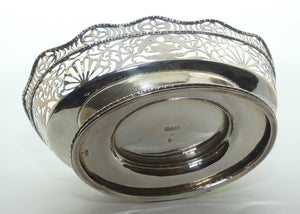 Edwardian Sterling Silver pierced gallery bon bon basket | Chester 1910 | 270g